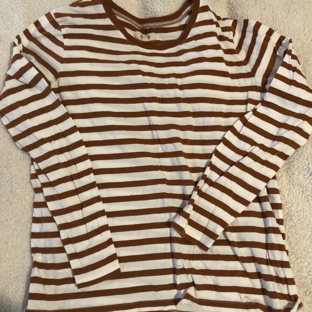 Madewell Striped top 🤍 - Picture 1 of 3